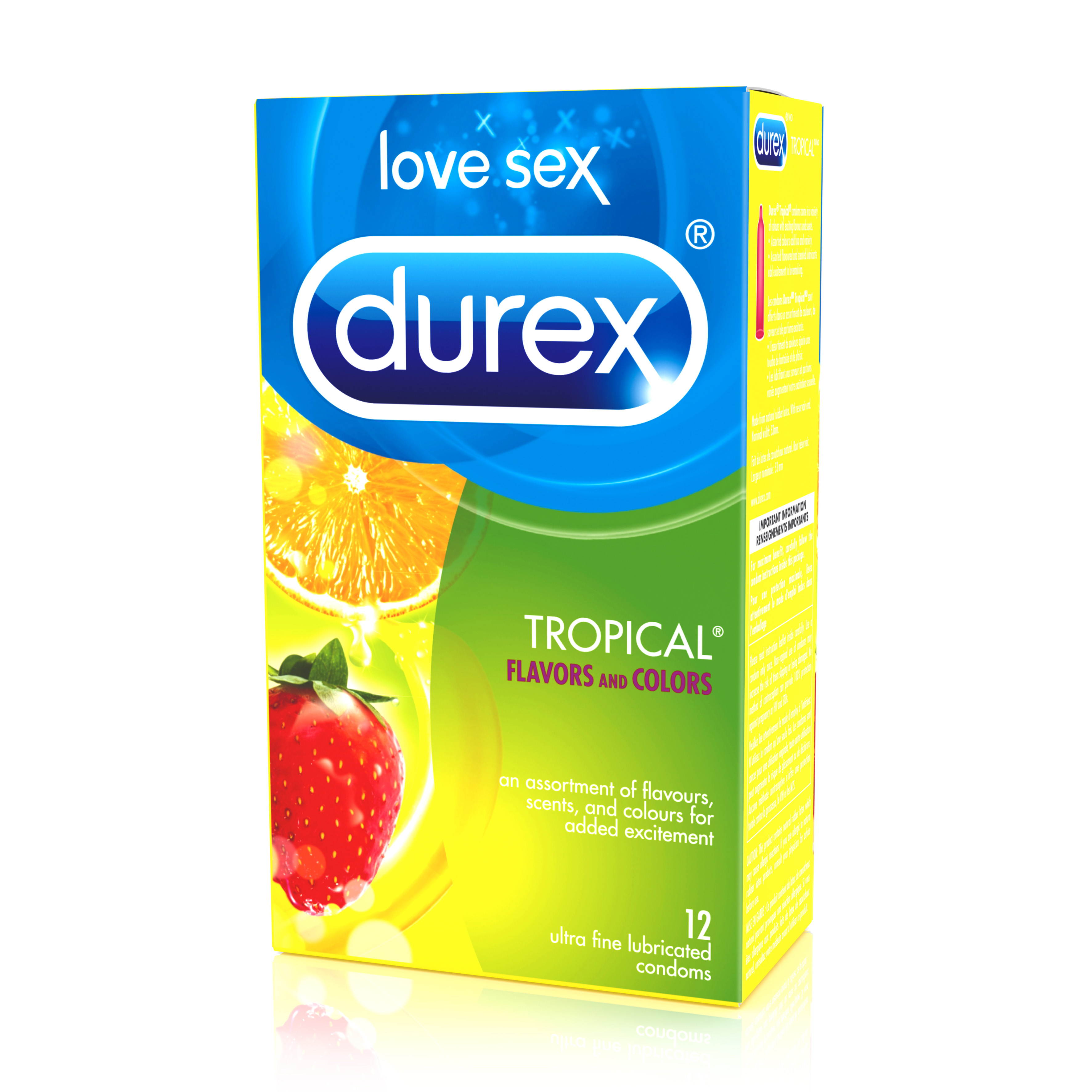 DUREX® Tropcial® Lubricated Condoms (Canada)